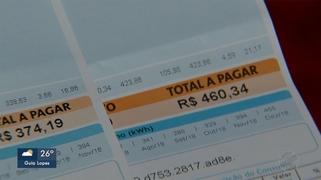 Contas de energia vão ficar mais caras — Foto: Reprodução/TV Morena