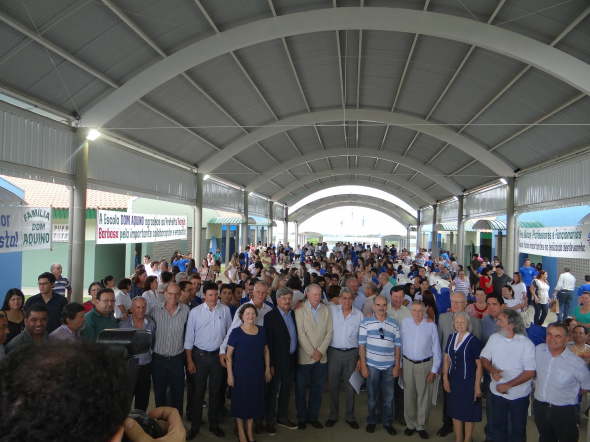 A escola Dom Aquino foi inaugurada em 2014Foto: Moreira Produções