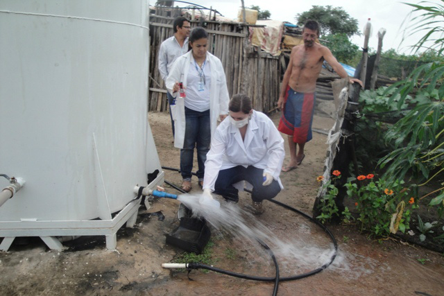   A bióloga da Funasa de MS analisou a água do assentamento Vista Alegre e de mais outros três da região e uma comunidade quilombola