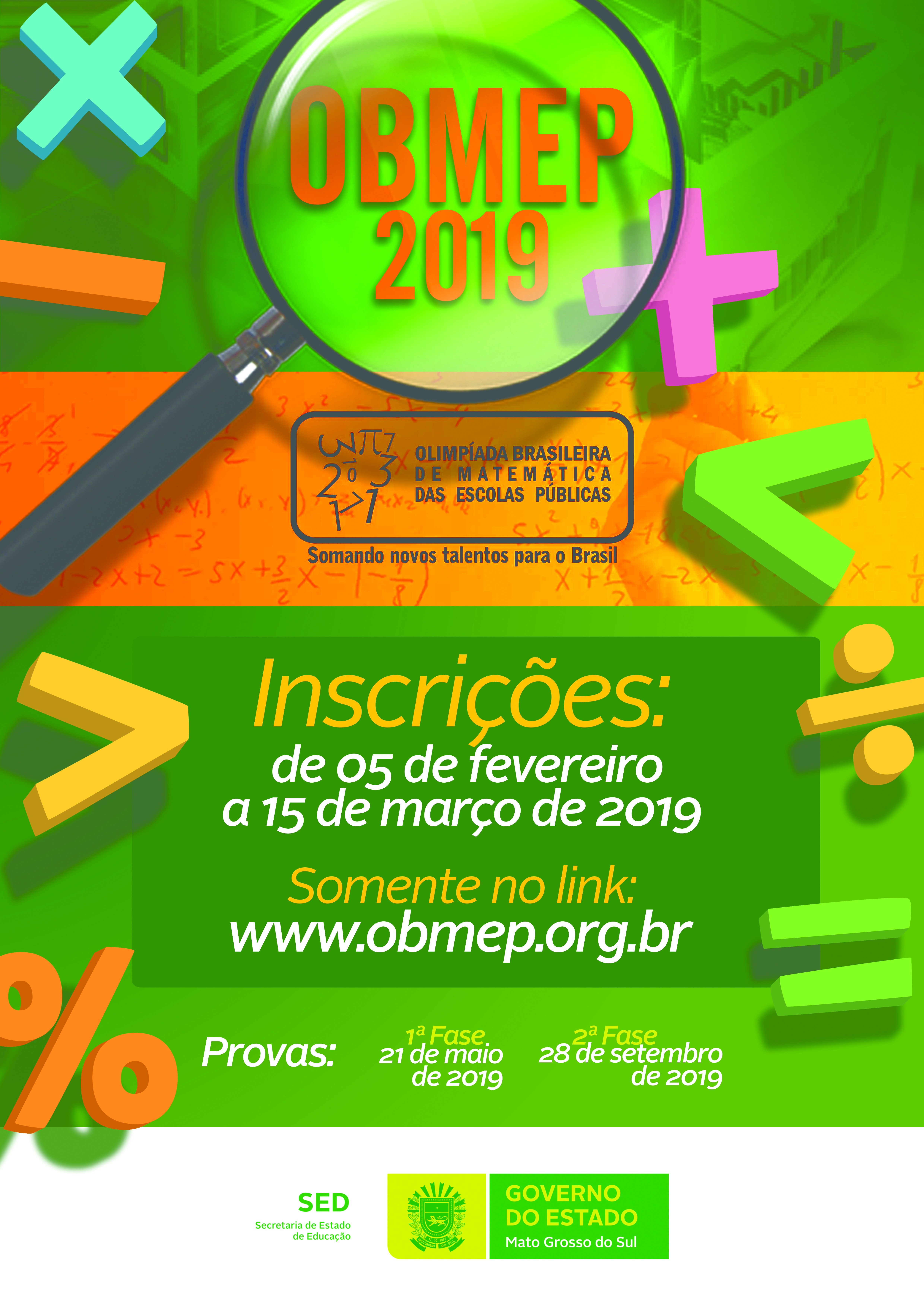 Inscrições abertas para a 15º Olimpíada Brasileira de Matemática