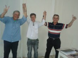 Zeca do PT, Dilceu e Prego / Foto: Assessoria