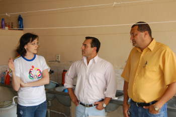 Marta Luzzi, Gilmar Amaral e Antonio dos Santos.