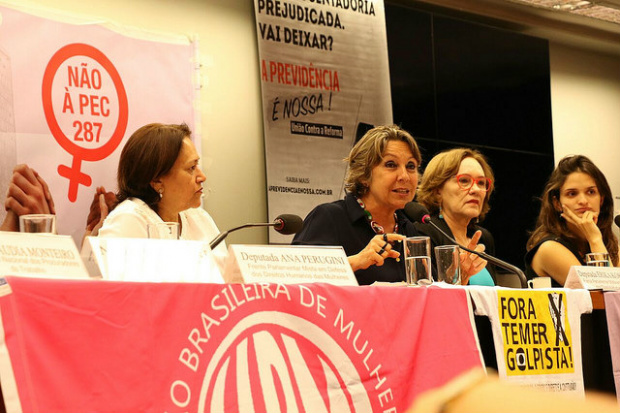 Reforma da Previdência tende a penalizar gênero feminino, dizem entidades Audiência pública realizada na Câmara Federal sobre o impacto da proposta de Reforma da Previdência entre as mulheres / Foto: Vinicius Borba