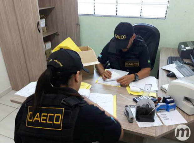 Imagem da Operação Ponto Certo cedidas pelo Gaeco