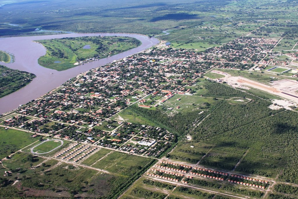 Vista aérea de Porto Murtinho / Foto: Divulgação