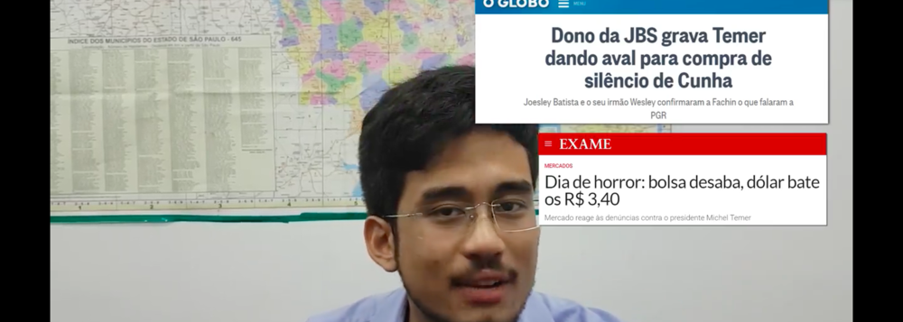 Facebook tira do ar páginas ligadas ao MBL que agrediram Marielle Kim Kataguiri, porta-voz do MBL, tentou defender a página banida pelo Facebook e acusou Globo e Abril de publicarem notícias falsas / Foto: divulgação