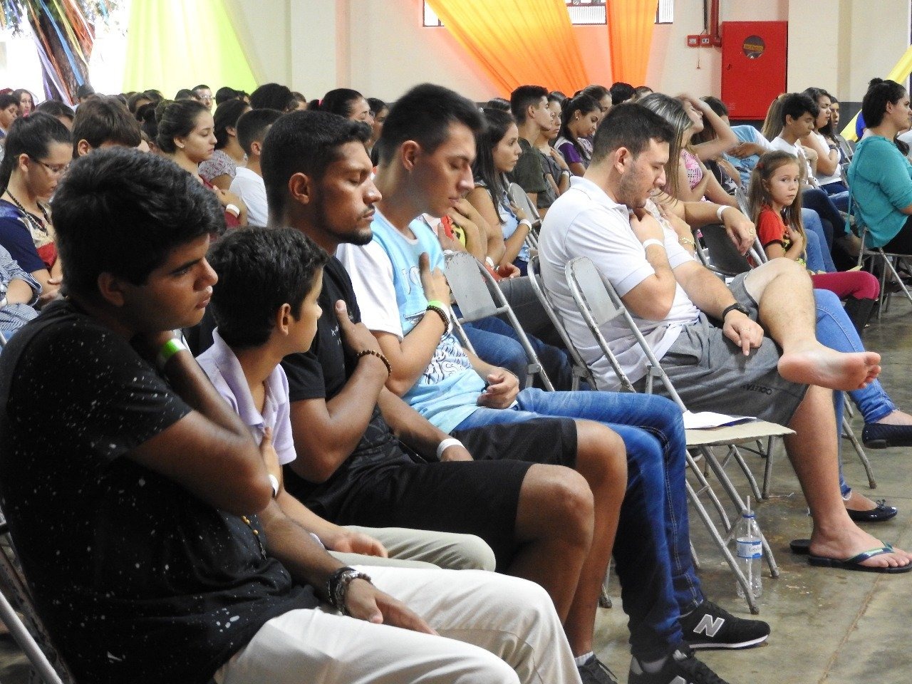 Com uma programação repleta de diversão, aprendizado e orações, os fieis puderam dedicar um tempo para seu crescimento espiritual / Foto: Divulgação