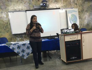 Capacitação em Amambai aborda novo marco regulatório para terceiro setor Alice Lopes, assistente social da Coordenadoria de Apoio às Entidades da Sedhast / Foto: Divulgação
