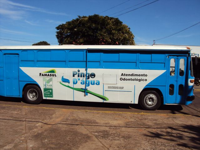 Sindicato Rural lança Programa Odontológico gratuito em Amambai A unidade móvel odontológica que está em Amambai.