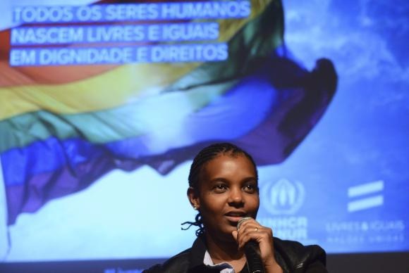 A moçambicana Lara Lopes, que trabalha na área de tecnologia, veio para o Brasil para fugir de perseguição em relação à sua identidade sexualRovena Rosa/Agência Brasil