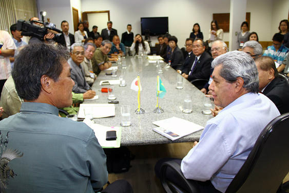 MS recebe delegação japonesa em comemoração ao centenário da imigração