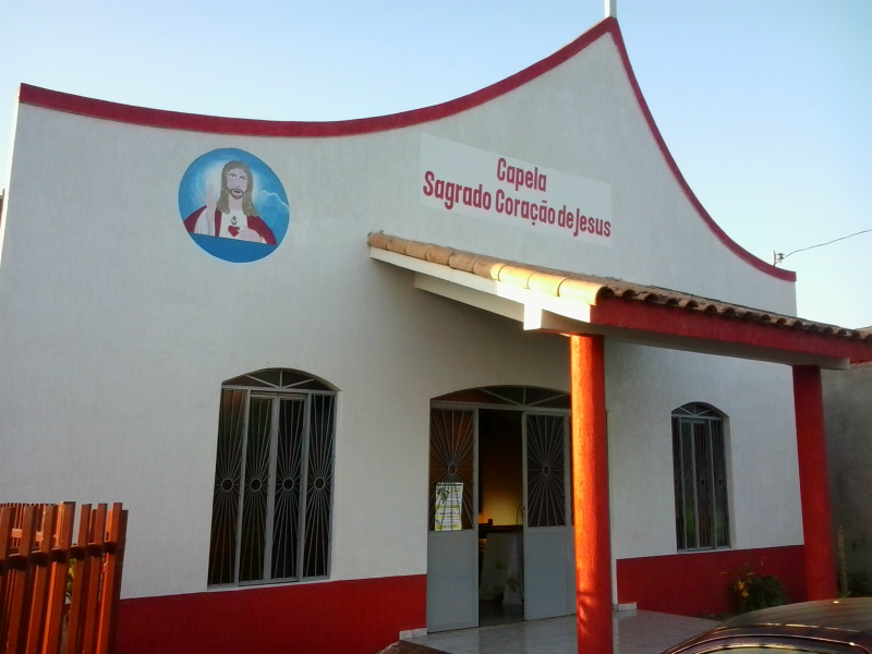 Igreja é assaltada em Amambai na madrugada desta quarta-feira (9) Comunidade Sagrado Coração de Jesus / Foto: Marcos Roberto
