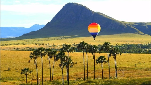 Passeios de balão pelo Parque