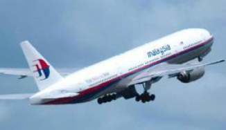 Avião da Malasya Airlines - Telam