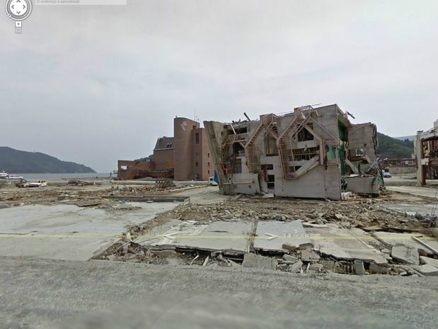 Google cria site com antes e depois do terremoto no Japão