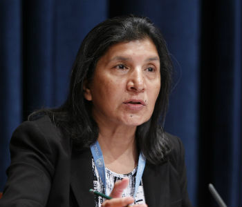 Rashida Manjoo. Foto: ONU/Paulo Filgueiras