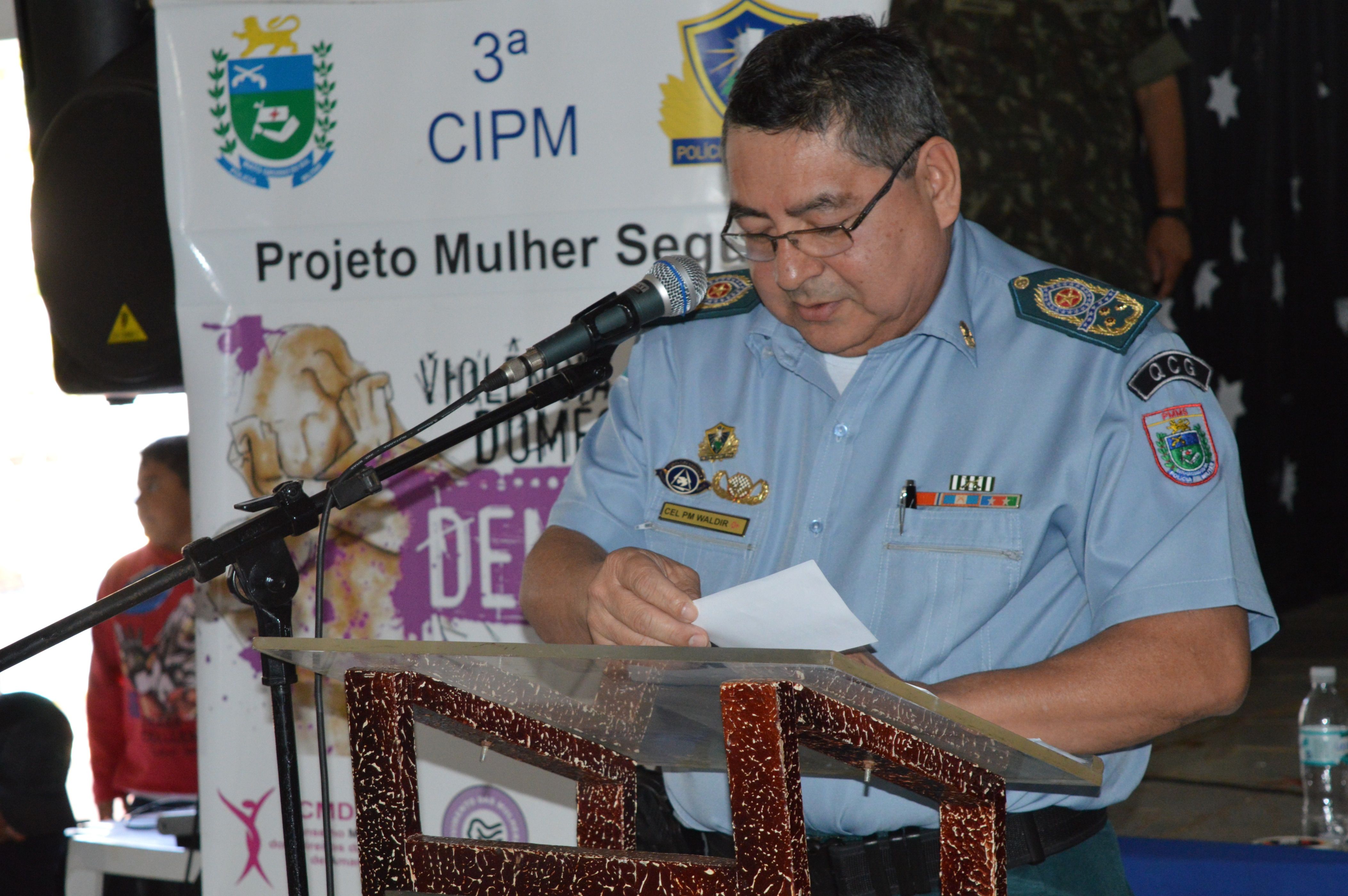 O comandante geral da Polícia Militar em MS, Waldir Ribeiro Acosta / Foto: Moreira Produções