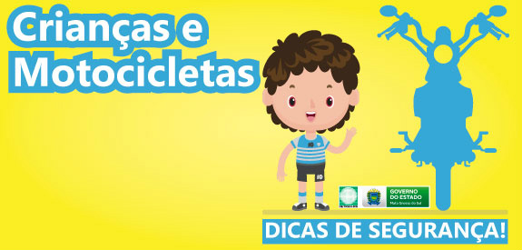 Crianças x Motocicletas: segurança deve ser prioridade Foto: Ilustrativa