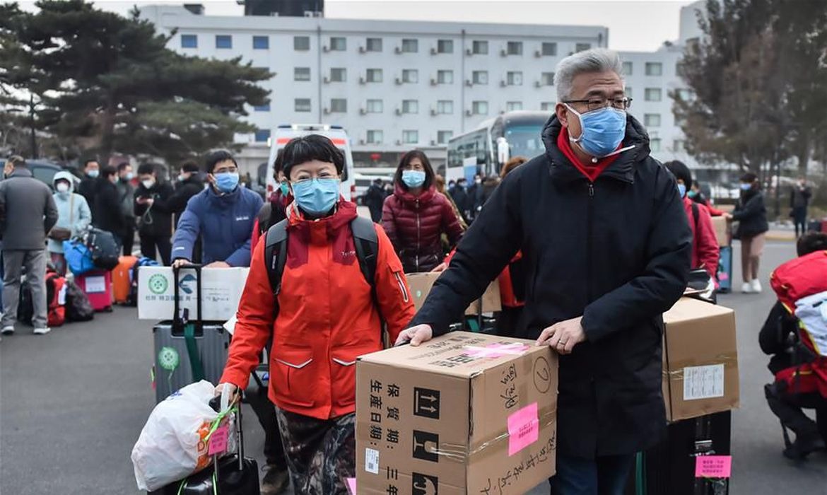 Número de infectados por novo coronavírus na China ultrapassa 80 mil Peng Ziyang/Xinhua