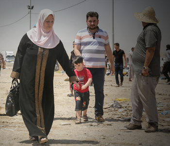 Iraquianos deslocados. Foto: Ocha