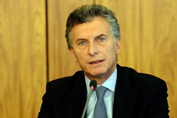 O presidente eleito da Argentina, Mauricio Macri.
