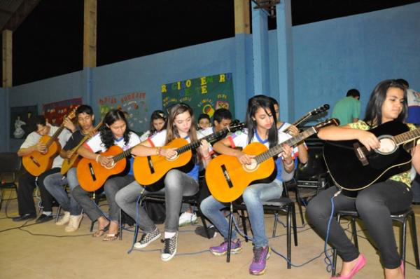 Foram apresentadas músicas e danças tradicionais / Foto: Divulgação