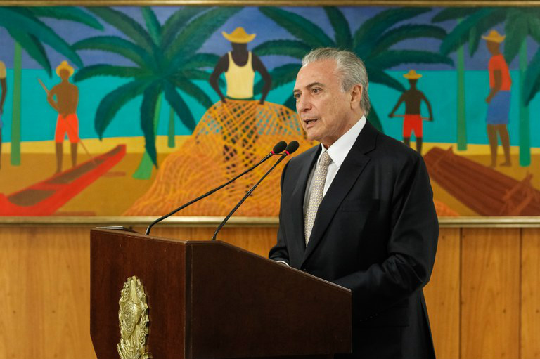 Temer garante apoio à segurança no ES e pede volta dos PMs ao trabalho Presidente determinou o envio de 2 mil militares ao Espírito SantoFoto: Divulgação