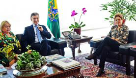 Brasília - A presidenta Dilma Rousseff recebeu, na semana passada, a futura chanceler da Argentina Susana Malcorra e o presidente eleito, Mauricio Macri, no Palácio do Planalto