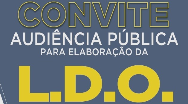Prefeitura de Amambai realiza audiência pública para debater LDO na quinta-feira