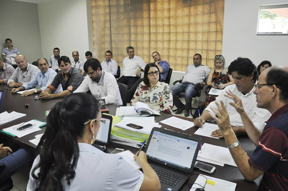Amambai sedia reunião dos prefeitos do Conisul Prefeitos realizaram ultima reunião do ano na terça-feira (08) em Amambai / Foto: Decom