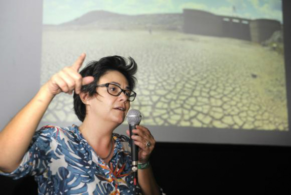 A coordenadora da Aliança das Águas, Maru Whately, grupo que reúne hoje cerca de 60 entidades de diferentes áreas, convocou todos, governo e sociedade, a repensarem sua relação com a água / Foto: Fernando Frazão