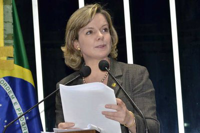 Ministra da Casa Civil, Gleisi Hoffmann