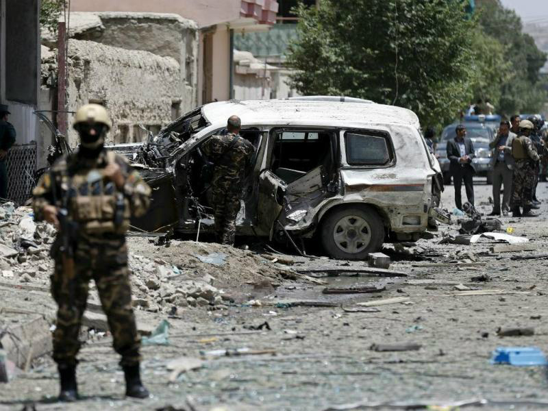 Carro-bomba explode próximo à Embaixada da Espanha, em Cabul Carro-bomba explode próximo à Embaixada da Espanha, em Cabul