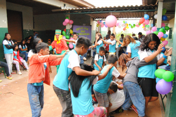 A comemoração aconteceu durante o dia todo na escola / Foto: Moreira Produções