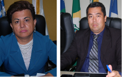 Vereadores solicitam melhorias no trânsito em Amambai E/D - Vereadores Ilzo Victor e Humberto Hasegawa, autores dos pedidos / Foto/ Assessoria