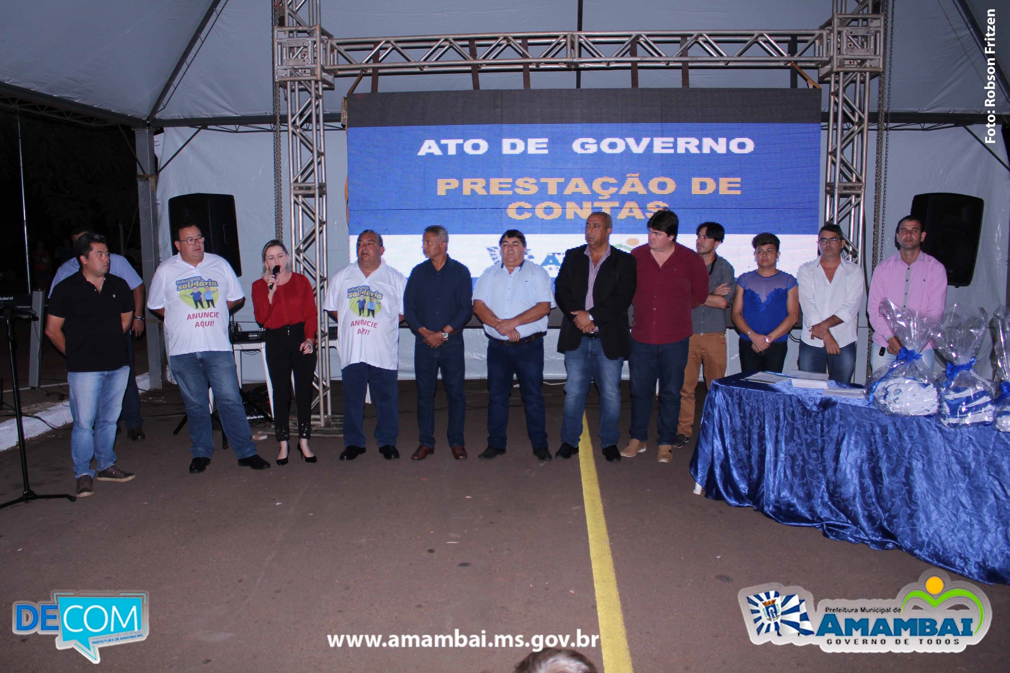 Presidente do legislativo, Janete Córdoba (PSDB) e vereadores do, durante a solenidade / Fotos: Assessoria
