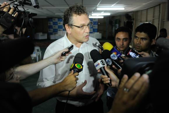 Fifa anuncia investimentos de US$ 100 milhões no futebol do Brasil Para Jérôme Valcke, os investimentos são parte do compromisso da Fifa com o desenvolvimento do futebol brasileiro - Tânia Rêgo/Agência Brasil