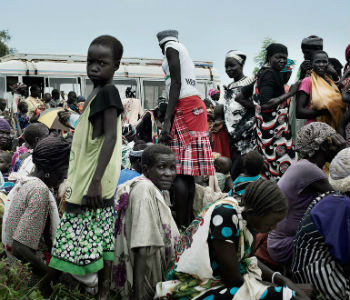Deslocados internos no Sudão do Sul. Foto: Unicef/Jacob Zocherman