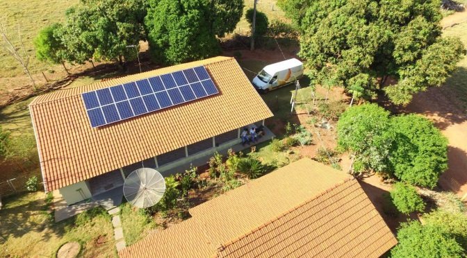 DAP é essencial para acesso às linhas de crédito do Pronaf. É o caso da energia solar implantada no sítio da agricultora Salete, município de Ivinhema. Foto: Agraer