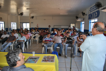 Ex-senador Antonio João (PSD) durante encontro em Amambai.Foto: Moreira Produções 