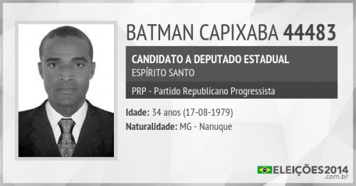 Confira seis candidatos super-heróis das eleições 2014 Confira seis candidatos super-heróis das eleições 2014