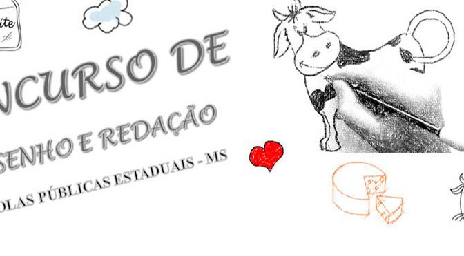 Concurso de desenho e redação sobre o leite premiará alunos e professores de MS