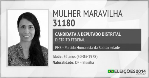 Confira seis candidatos super-heróis das eleições 2014 Confira seis candidatos super-heróis das eleições 2014