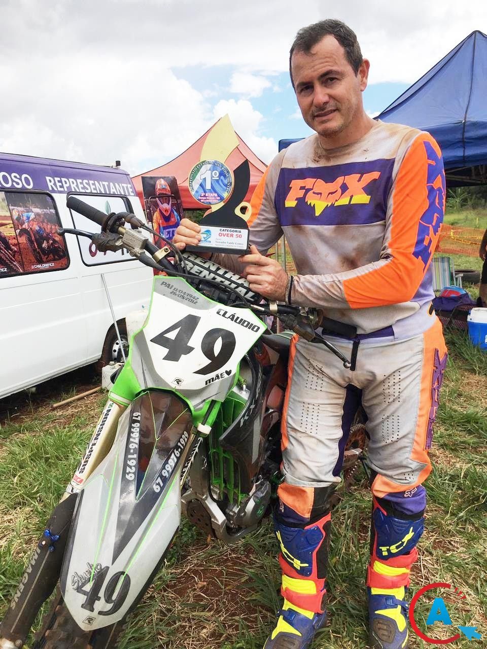 Claudio Vendramin é líder do estadual de Cross Country, categoria OVER 50 Piloto amambaiense, Claudio Vendramin / Foto: A Gazeta News