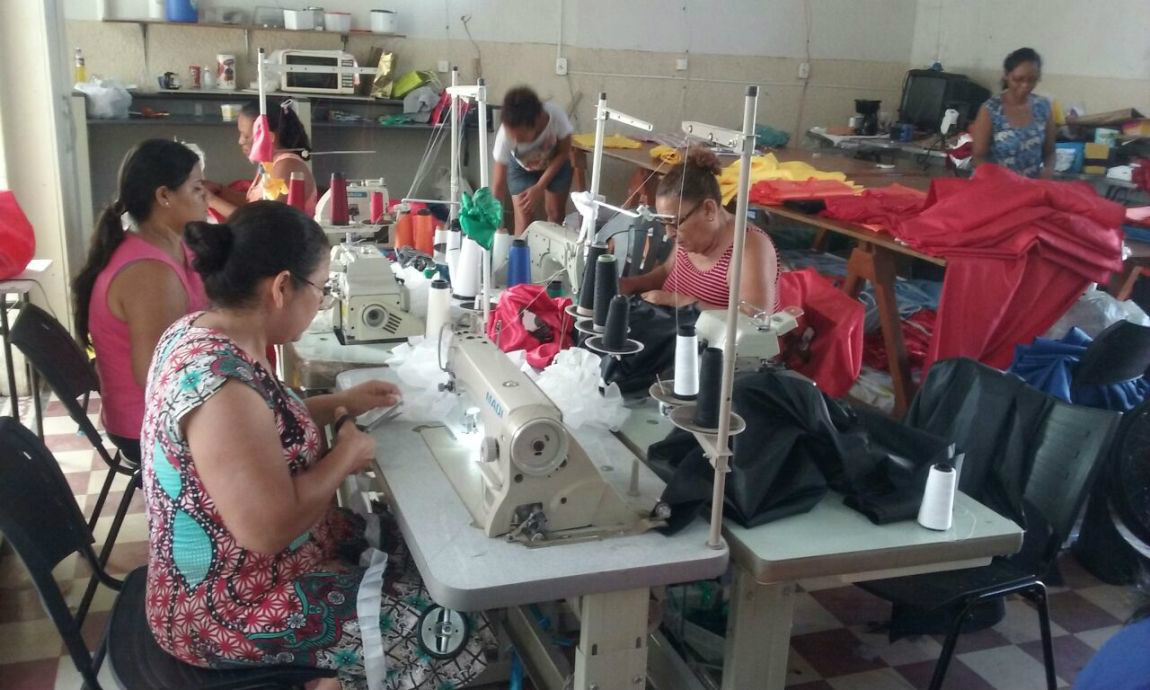 Governo recupera estrutura da sede do Instituto da Mulher Negra do Pantanal Mulheres de Corumbá e Ladário capacitadas pela Ong confeccionam fantasias para o carnavalFoto: Divulgação