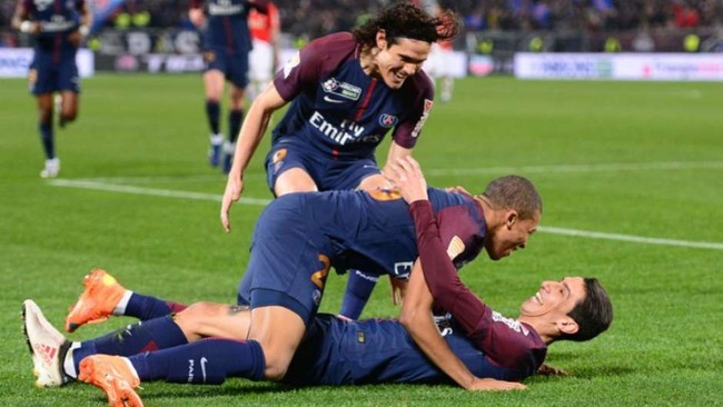 PSG é campeão da Copa da Liga Francesa pela quinta vez seguida (Foto; AFP)Foto: LANCE!
