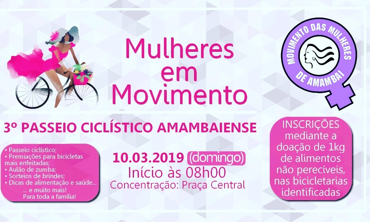 Pedalada Solidária acontece neste domingo em Amambai