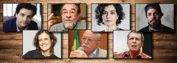 Artistas e intelectuais lançam campanha ‘canta a democracia’ contra o golpe Nomes como Wagner Moura, Fernando Morais, Letícia Sabatella, Tico Santa Cruz, Zélia Duncan, Roberto Amaral e Daniel Filho participam da campanha / Foto: Divulgação