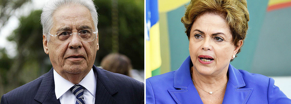 FHC: Dilma cai sozinha, não precisa de empurrão FHC: Dilma cai sozinha, não precisa de empurrão
