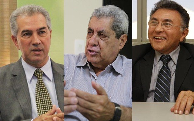 Pré-candidatos marcam presença na Festa da Linguiça de Maracaju Pré-candidatos Reinaldo Azambuja (PSDB), André Puccinelli (MDB) e Odilon de Oiliveira (PDT) vão participar do evento (Foto: Montagem - CG News)